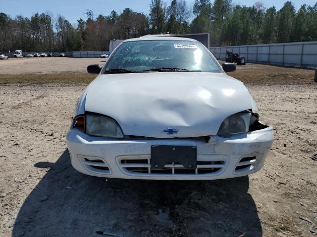 1G1JC524217377391 - 2001 CHEVROLET CAVALIER BASE WHITE photo 5