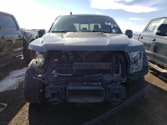 1FTFW1RG5LFA39067 - 2020 FORD F150 RAPTOR GRAY photo 5