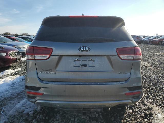 5XYPKDA53HG326925 - 2017 KIA SORENTO SX TAN photo 6