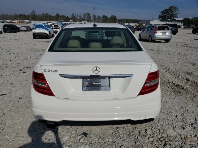 WDDGF4HBXDR291771 - 2013 MERCEDES-BENZ C 250 WHITE photo 6