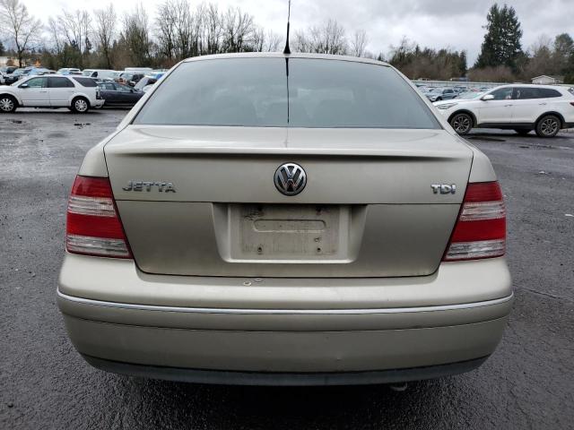 3VWRR69MX4M080641 - 2004 VOLKSWAGEN JETTA GL TDI BEIGE photo 6