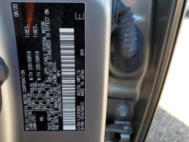 JTJSARBZ4M2180743 - 2021 LEXUS NX 300 BASE 银色 照片 13