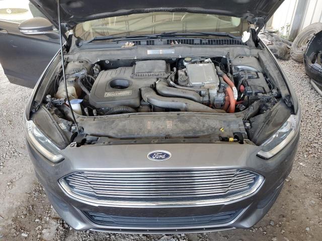 3FA6P0LU4DR252320 - 2013 FORD FUSION SE HYBRID GRAY photo 11