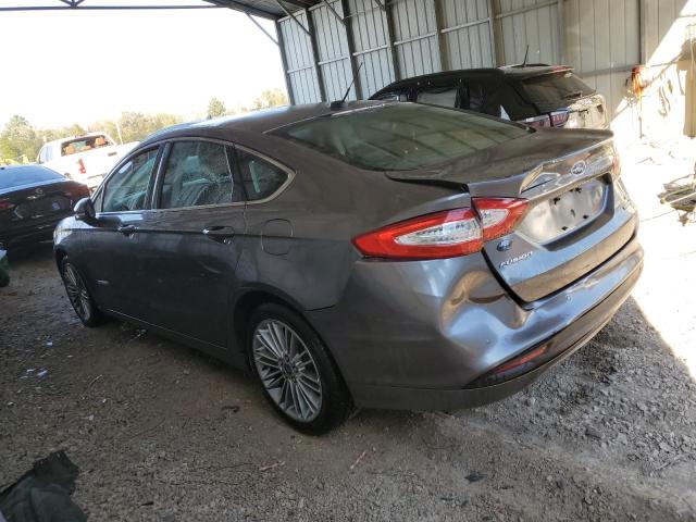 3FA6P0LU4DR252320 - 2013 FORD FUSION SE HYBRID GRAY photo 2