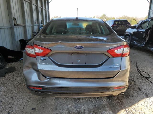 3FA6P0LU4DR252320 - 2013 FORD FUSION SE HYBRID GRAY photo 6