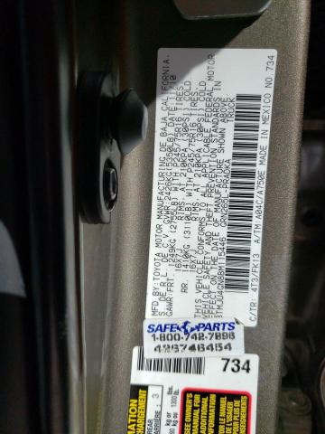 3TMJU4GN8BM115446 - 2011 TOYOTA TACOMA DOUBLE CAB PRERUNNER BROWN photo 12