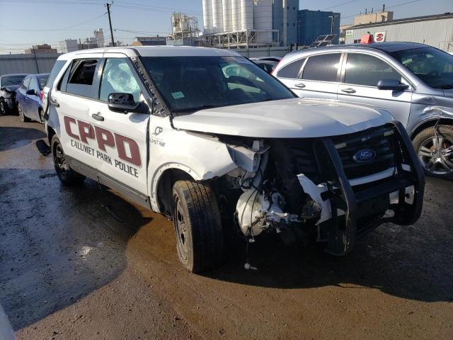 1FM5K8AR4JGA36998 - 2018 FORD EXPLORER POLICE INTERCEPTOR WHITE photo 4