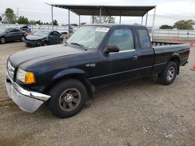 1FTYR14U02TA05597 - 2002 FORD RANGER SUPER CAB BLACK photo 1