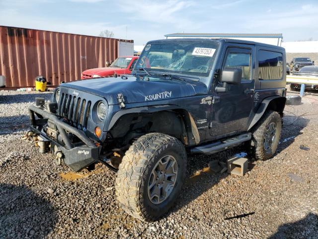 1J4FA54158L528287 - 2008 JEEP WRANGLER SAHARA BLUE photo 1