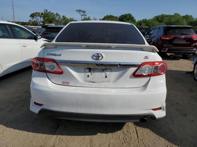 5YFBU4EE0CP012782 - 2012 TOYOTA COROLLA BASE WHITE photo 6