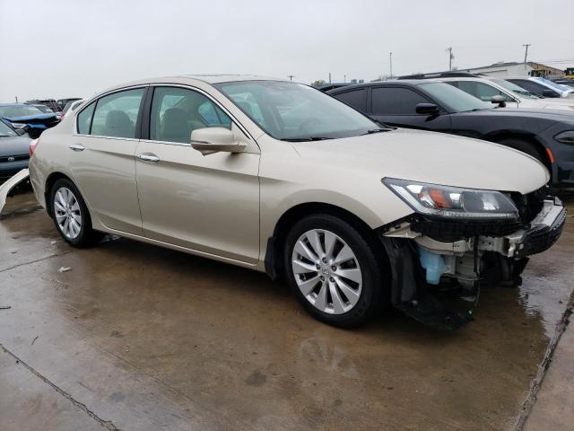 1HGCR2F86EA051467 - 2014 HONDA ACCORD EXL TAN photo 4