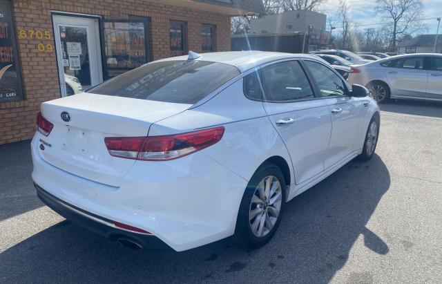 5XXGT4L32JG266543 - 2018 KIA OPTIMA LX WHITE photo 4