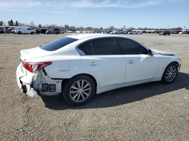 JN1BV7APXFM348343 - 2015 INFINITI Q50 BASE WHITE photo 3