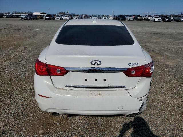 JN1BV7APXFM348343 - 2015 INFINITI Q50 BASE WHITE photo 6