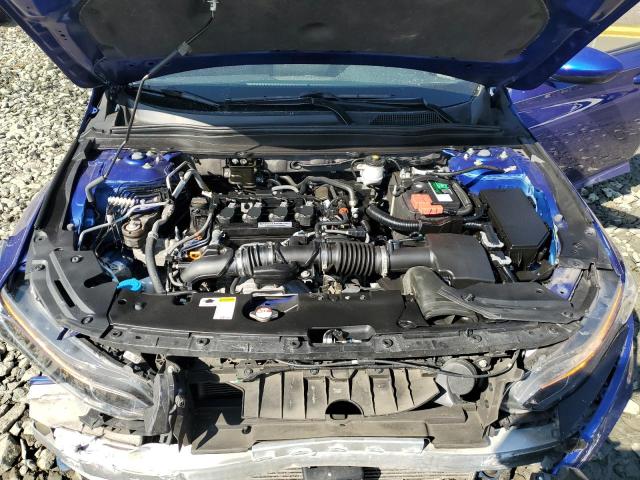 1HGCV1F30KA098421 - 2019 HONDA ACCORD SPORT BLUE photo 11