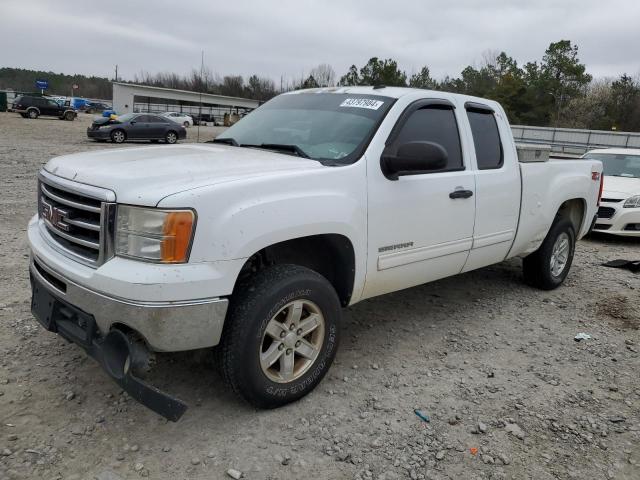 1GTR2VE70CZ211574 - 2012 GMC SIERRA K1500 SLE WHITE photo 1