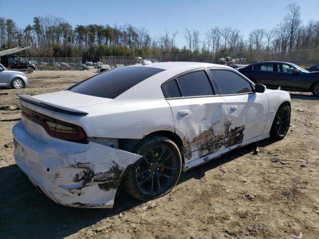 2C3CDXGJ8LH252270 - 2020 DODGE CHARGER SCAT PACK WHITE photo 3