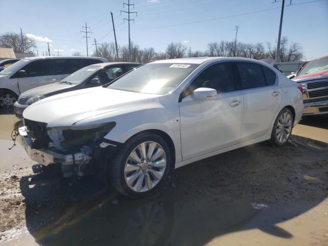 JH4KC2F95EC000095 - 2014 ACURA RLX SPORT HYBRID ADVANCE WHITE photo 1