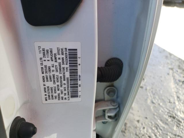 JH4KC2F95EC000095 - 2014 ACURA RLX SPORT HYBRID ADVANCE WHITE photo 13