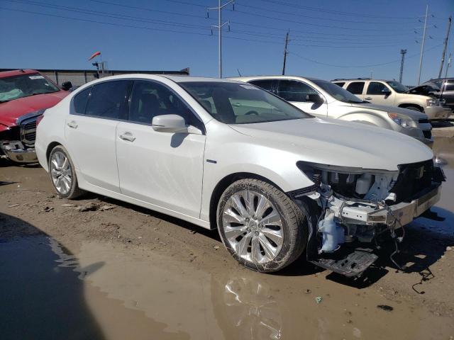 JH4KC2F95EC000095 - 2014 ACURA RLX SPORT HYBRID ADVANCE WHITE photo 4