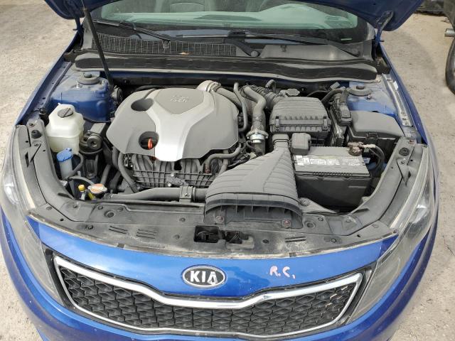 5XXGR4A60CG042394 - 2012 KIA OPTIMA SX BLUE photo 11