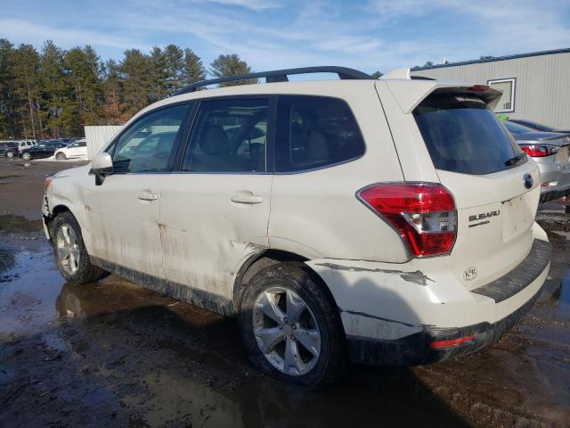 JF2SJAHCXGH402566 - 2016 SUBARU FORESTER 2.5I LIMITED WHITE photo 2