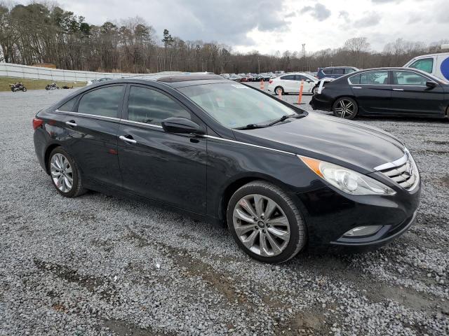 5NPEC4AC4CH396017 - 2012 HYUNDAI SONATA SE BLACK photo 4