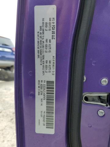 2C3CDXGJ7JH307479 - 2018 DODGE CHARGER R/T 392 PURPLE photo 12