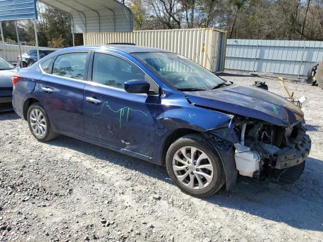 3N1AB7AP9JY221738 - 2018 NISSAN SENTRA S BLUE photo 4