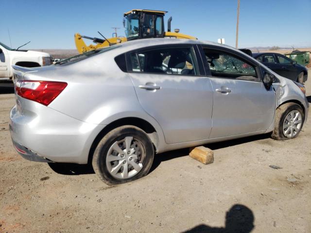 KNADM4A38D6301380 - 2013 KIA RIO LX SILVER photo 3