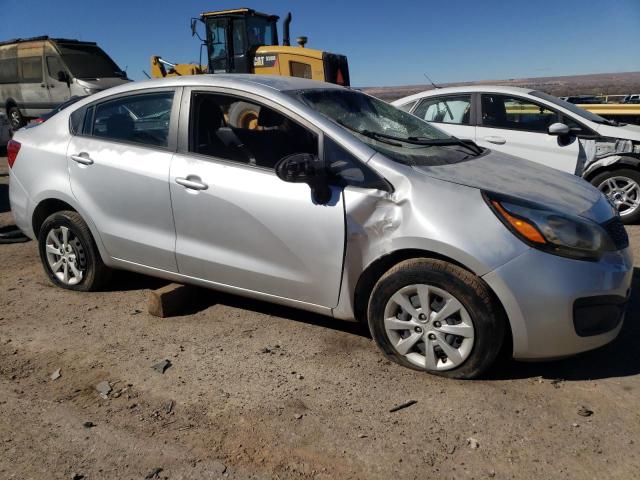 KNADM4A38D6301380 - 2013 KIA RIO LX SILVER photo 4