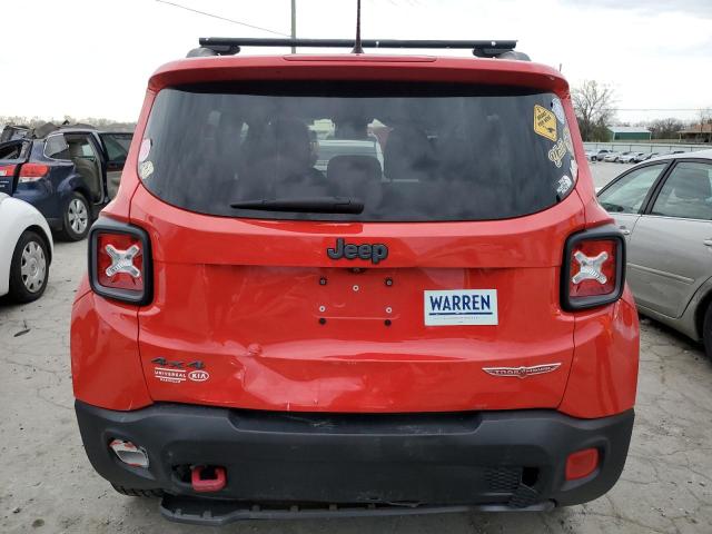 ZACCJBCB8HPE56059 - 2017 JEEP RENEGADE TRAILHAWK RED photo 6