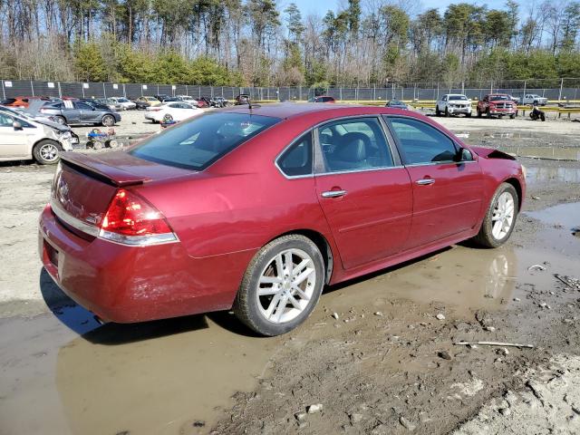 2G1WC5EM8B1184517 - 2011 CHEVROLET IMPALA LTZ RED photo 3