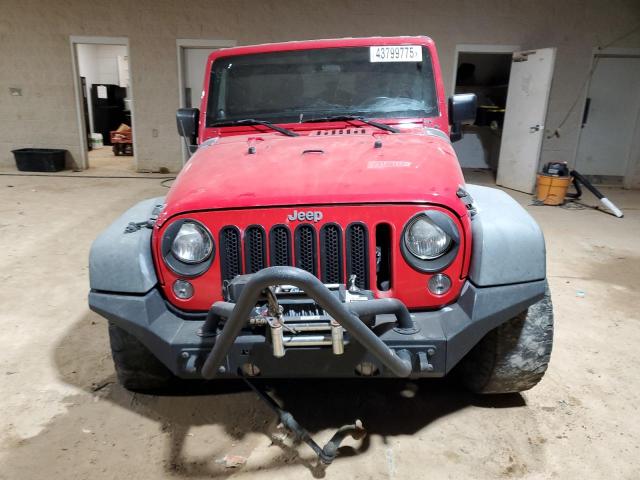 1C4BJWDG0EL157243 - 2014 JEEP WRANGLER U SPORT RED photo 5
