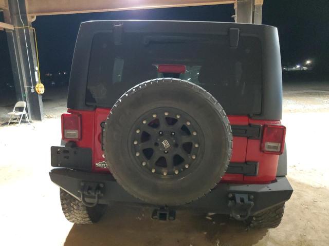 1C4BJWDG0EL157243 - 2014 JEEP WRANGLER U SPORT RED photo 6