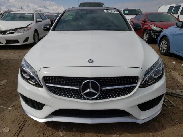 55SWF6EB8GU112027 - 2016 MERCEDES-BENZ C 450 4MATIC AMG WHITE photo 5