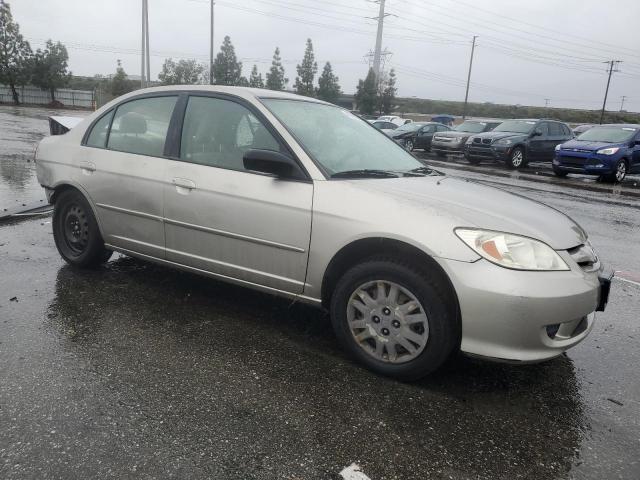 JHMES16515S003346 - 2005 HONDA CIVIC LX TAN photo 4