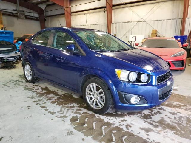 1G1JC5SHXE4223490 - 2014 CHEVROLET SONIC LT BLUE photo 4