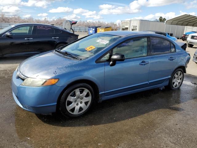 2HGFA16518H518790 - 2008 HONDA CIVIC LX BLUE photo 1