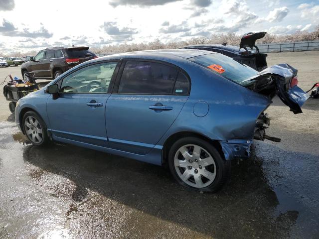 2HGFA16518H518790 - 2008 HONDA CIVIC LX BLUE photo 2