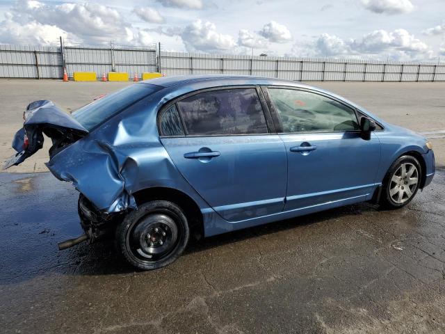 2HGFA16518H518790 - 2008 HONDA CIVIC LX BLUE photo 3