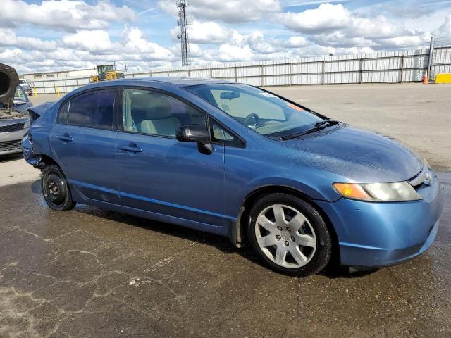 2HGFA16518H518790 - 2008 HONDA CIVIC LX BLUE photo 4