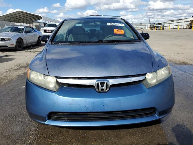 2HGFA16518H518790 - 2008 HONDA CIVIC LX BLUE photo 5