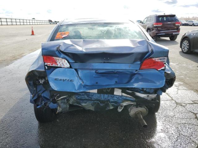 2HGFA16518H518790 - 2008 HONDA CIVIC LX BLUE photo 6