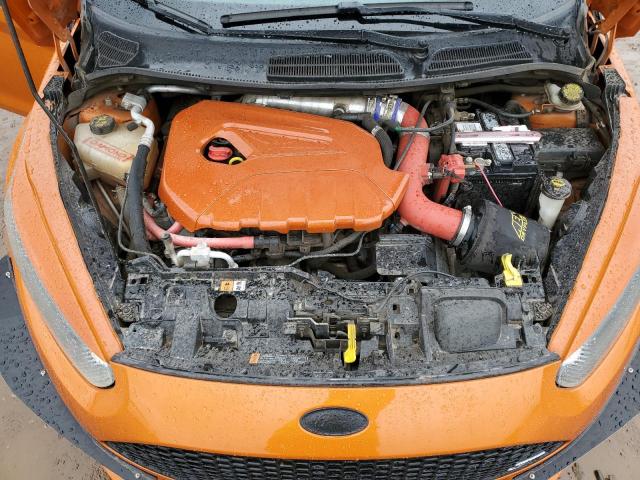 3FADP4GX6HM170370 - 2017 FORD FIESTA ST ORANGE photo 11