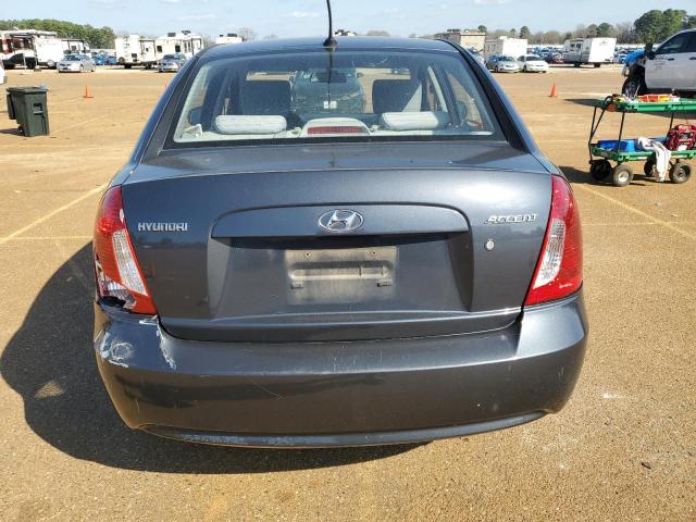 KMHCN4AC9AU498347 - 2010 HYUNDAI ACCENT GLS GRAY photo 6