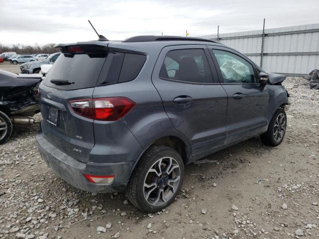 MAJ6S3JL7LC336185 - 2020 FORD ECOSPORT SES GRAY photo 3