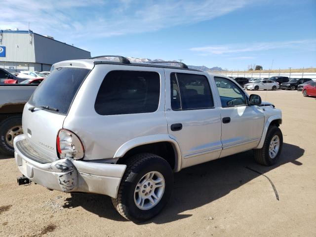 1B4HS48N12F169056 - 2002 DODGE DURANGO SLT SILVER photo 3