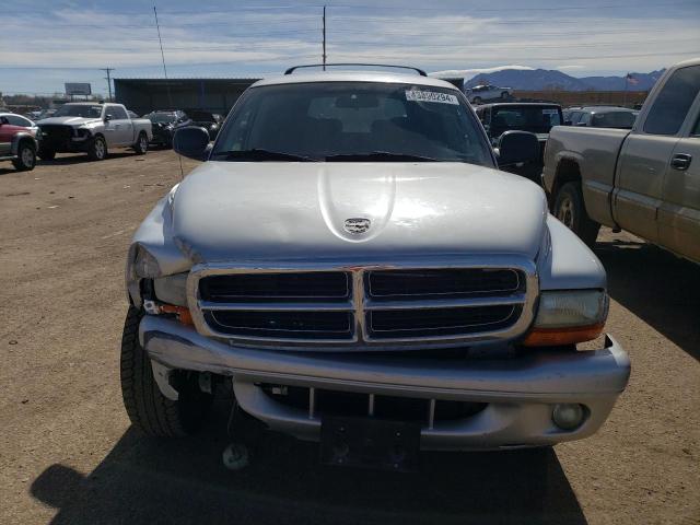 1B4HS48N12F169056 - 2002 DODGE DURANGO SLT SILVER photo 5