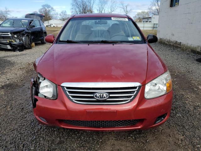 KNAFE122485550202 - 2008 KIA SPECTRA EX RED photo 5